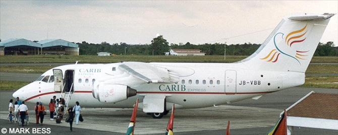 Carib Express BAe 146-100 Avro RJ-70