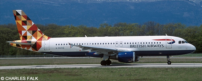 British Airways Airbus A320 (Sterntaler Bauhaus Livery)