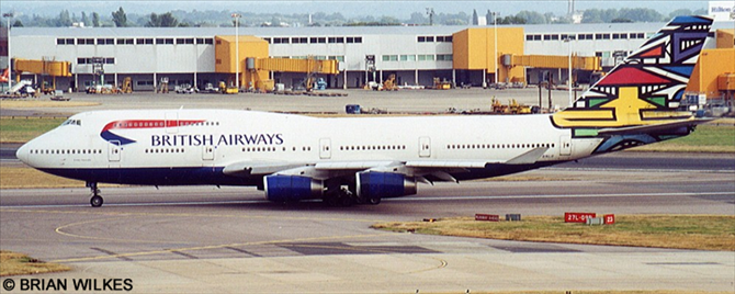 British Airways Boeing 747-400 (Emmly Ndebele Livery)