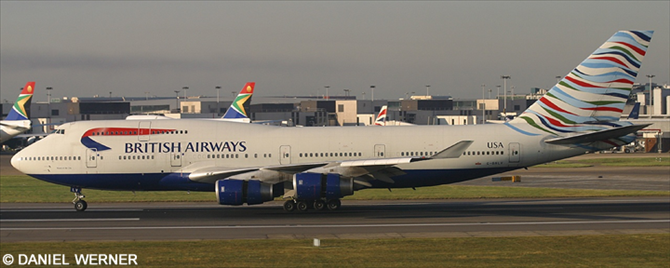 British Airways Boeing 747-400 (Waves Of The City Livery)