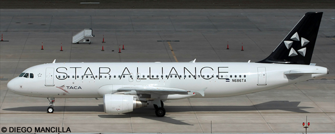 TACA Airbus A320 (Star Alliance Livery)