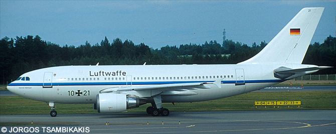 German Air Force Luftwaffe Airbus A310-300 (Old Livery)
