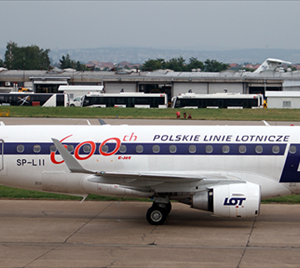 LOT Polish Airlines Embraer E175 (600th E-Jet Special Livery)