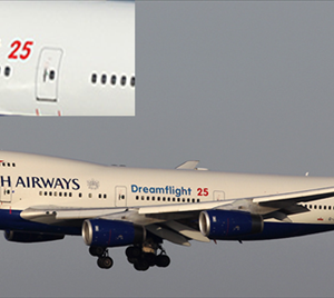 British Airways Boeing 747-400 (Dreamflight 25 Livery)