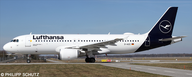 Lufthansa Airbus A320 (New Livery - With Digital Silk)