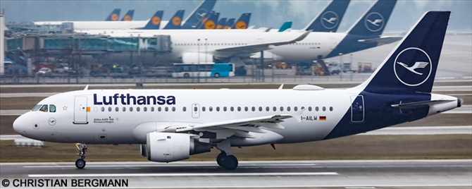 Lufthansa Airbus A319 (New Livery - With Digital Silk)