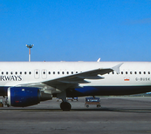 British Airways Airbus A320 (Waves and Cranes Livery)