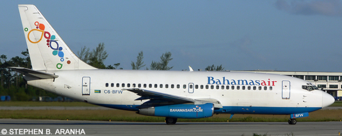 Bahamasair Boeing 737-200 (With Digital Silk)