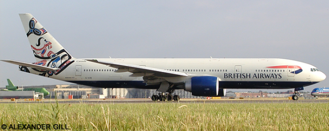 British Airways Boeing 777-200 (Whale Rider Livery)