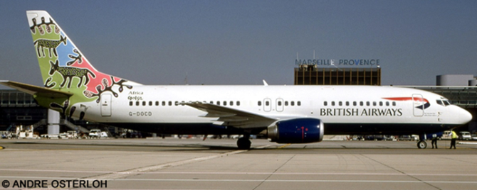 British Airways Boeing 737-400 (Animals and Trees Livery)