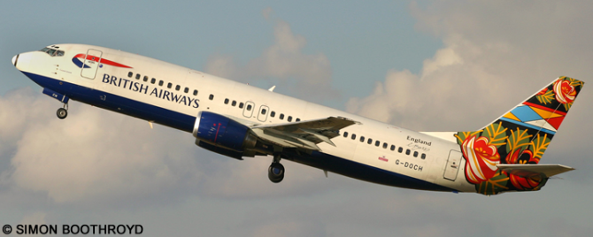 British Airways Boeing 737-400 (Grand Union Livery)