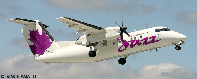 Air Canada Jazz DeHavilland Dash 8-100 (Purple - Fantasy)