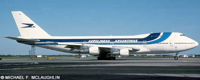 Aerolineas Argentinas Boeing 747-200 (Blue Iberia Livery)