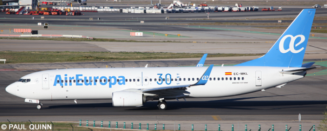 Air Europa Boeing 737-800 (30 Años/Years Livery)