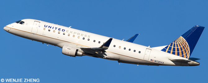 United Airlines Embraer E175 (Continental Livery)