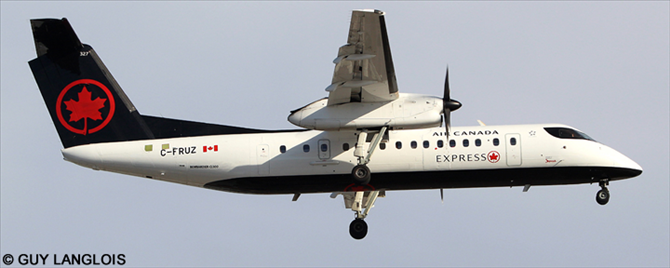 Air Canada Express DeHavilland Dash 8-300 (New Livery - Operated By Jazz)