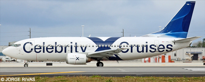 Celebrity Cruises Boeing 737-300 (Operated by Canadian North)