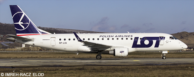 LOT Polish Airlines Embraer E175 (New Livery)