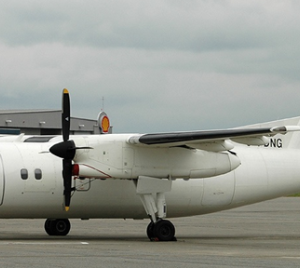 Hawkair DeHavilland Dash 8-100 (Black Hawk With Sun Livery)