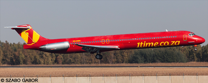 1Time Airlines McDonnell Douglas MD-82