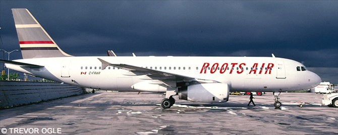 Roots Air Airbus A320 (Gray Livery - Operated By Skyservice)