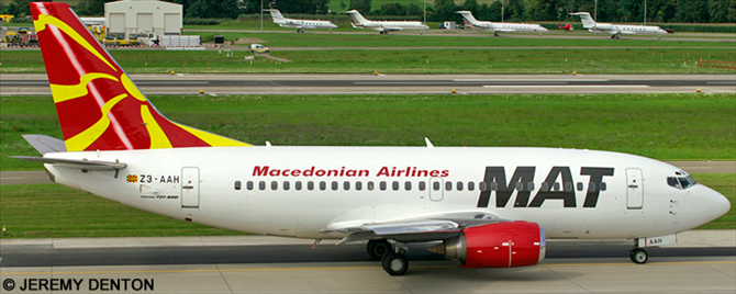 MAT Macedonian Airlines Boeing 737-500