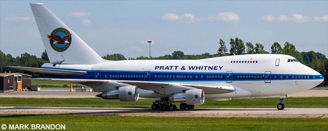 Pratt and Whitney Boeing 747SP (Engine Test Bed)