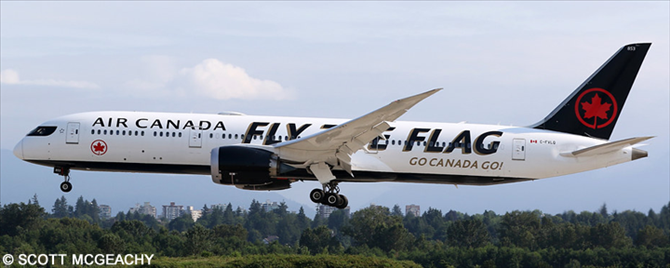 Air Canada Boeing 787-9 (Fly The Flag - Tokyo Olympics Livery)