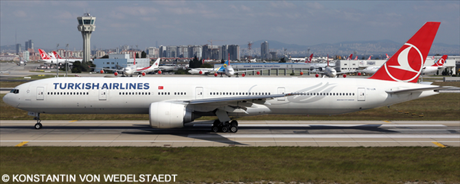 Turkish Airlines Boeing 777-300 (New Livery)
