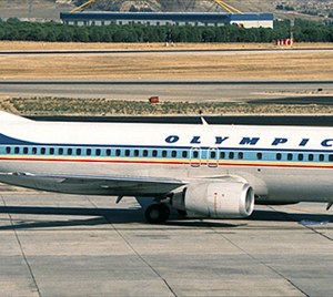 Olympic Airways Boeing 737-400 (Rainbow Stripe Livery)