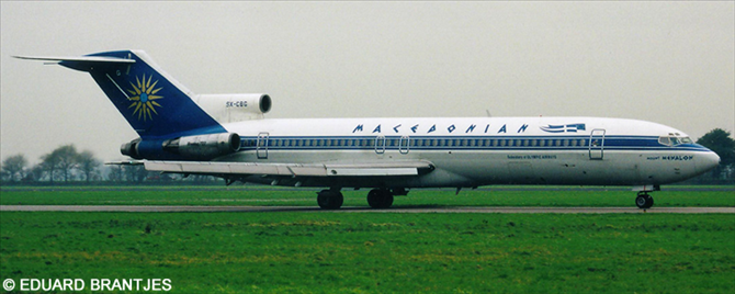 Macedonian Airlines Boeing 727-200 (Operated By Olympic Airways)