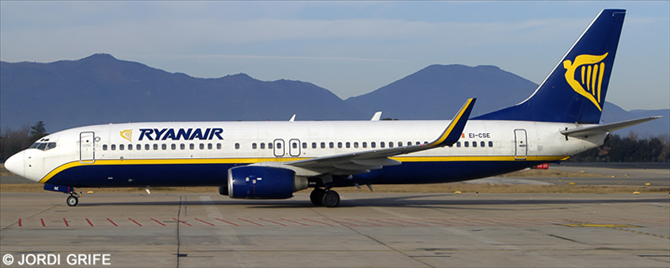 Ryanair Boeing 737-800 (Old Livery)