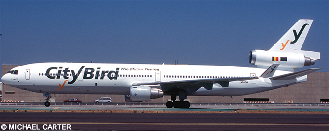 CityBird McDonnell Douglas MD-11 (World Airways Lease)