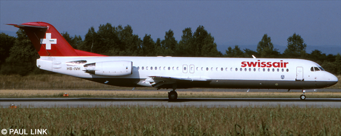 Swissair Fokker F-100