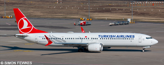 Turkish Airlines Boeing 737-9 MAX (New Livery)