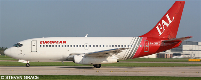 European Aircharter EAL Boeing 737-200