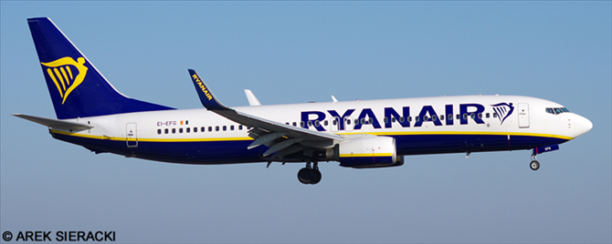 Ryanair Boeing 737-800 (New Livery)