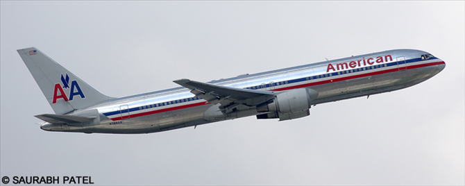 American Airlines Boeing 767-300 (Bare Metal Livery)