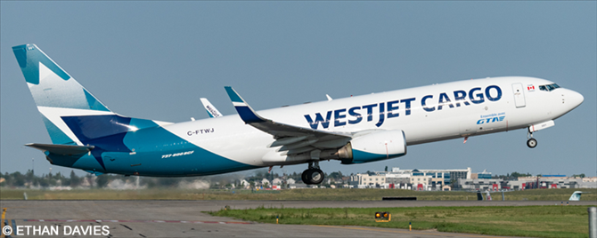 Westjet Cargo Boeing 737-800 (New Livery)