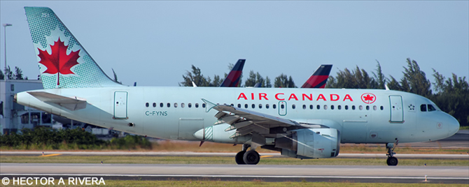 Air Canada Airbus A319 (Ice Blue Livery)