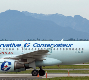 Air Canada Airbus A319 (Conservative Elections 2008 - Ice Blue Livery)