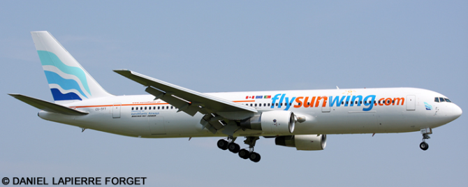Sunwing Boeing 767-300 (EuroAtlantic Airways Livery)