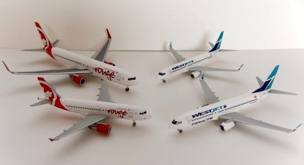 Air Canada Rouge & Westjet collection – Repaint 1/200