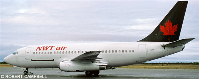 NWT Air Northwest Territorial Boeing 737-200 (Air Canada Hybrid Livery)